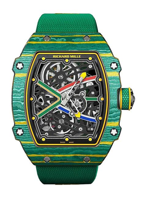 richard mille green yellow|Richard Mille watch maker.